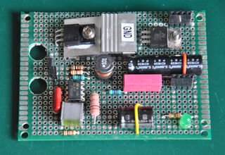 vue de la carte d'alimentation (Boost Converter)...